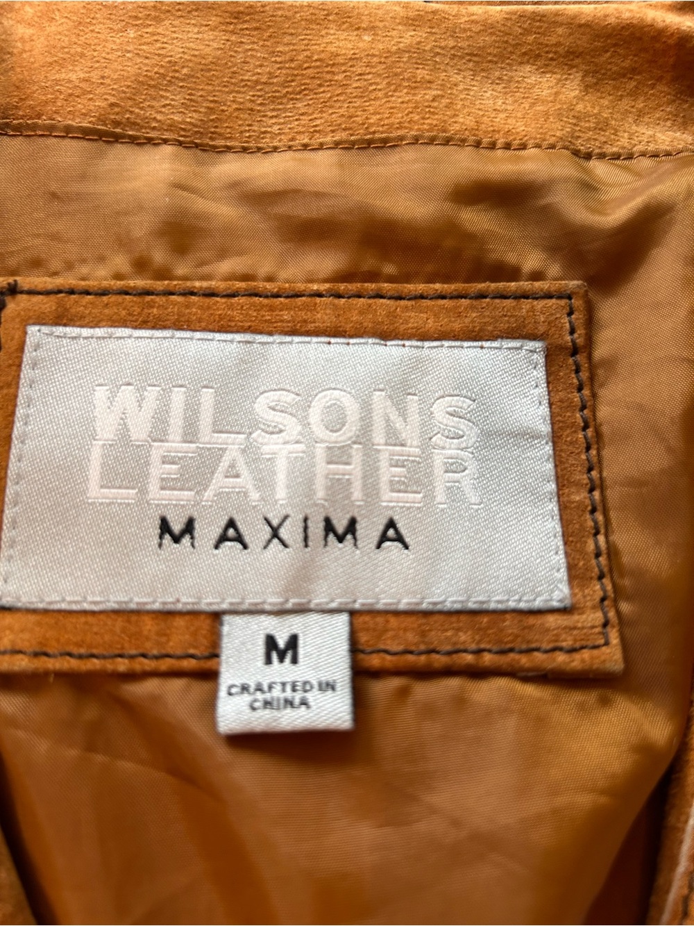 Wilson’s Leather Maxima Suede Patchwork long length jacket. Penny Lane. 70’s. M - Picture 7 of 11